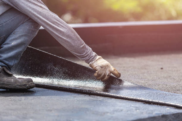 Professional Basement Waterproofing technician working in Etna Green, IN